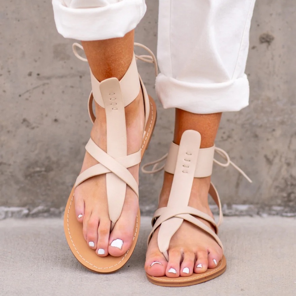 OASIS SOCIETY Blaze Lace-Up Sandal Size 8 Great Condition - Picture 1 of 16
